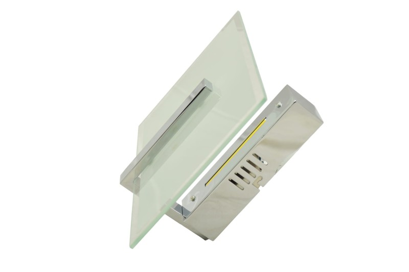 GLOUCESTER LED 6W 3000K kinkiet szkło/chrom lampa
