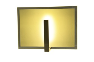 GLOUCESTER LED 6W 3000K kinkiet ścienny szkło/chrom retro lampa
