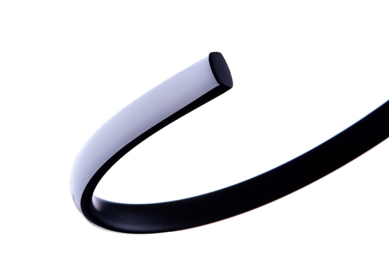 FUSILLI-900 lampa wisząca LED czarny mat elastic