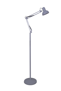 FL-3930B silver lampa stojąca podłogowa