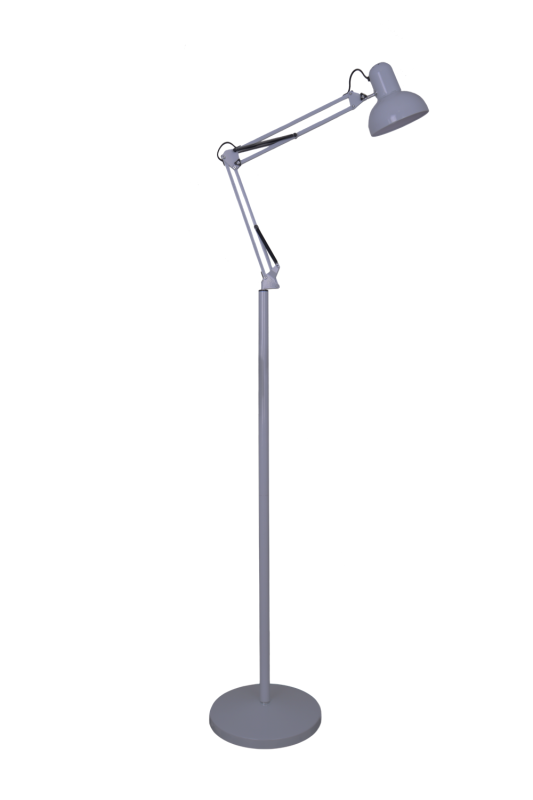 FL-3930B silver lampa stojąca podłogowa