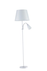 FL-3910 biała klosz biały lampa stojąca podłogowa