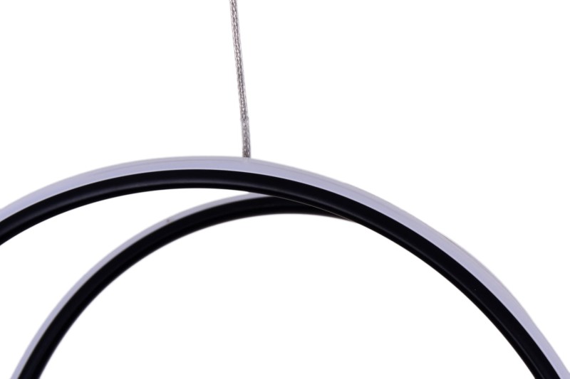 BARRENA-760 lampa wisząca LED czarny mat elastic