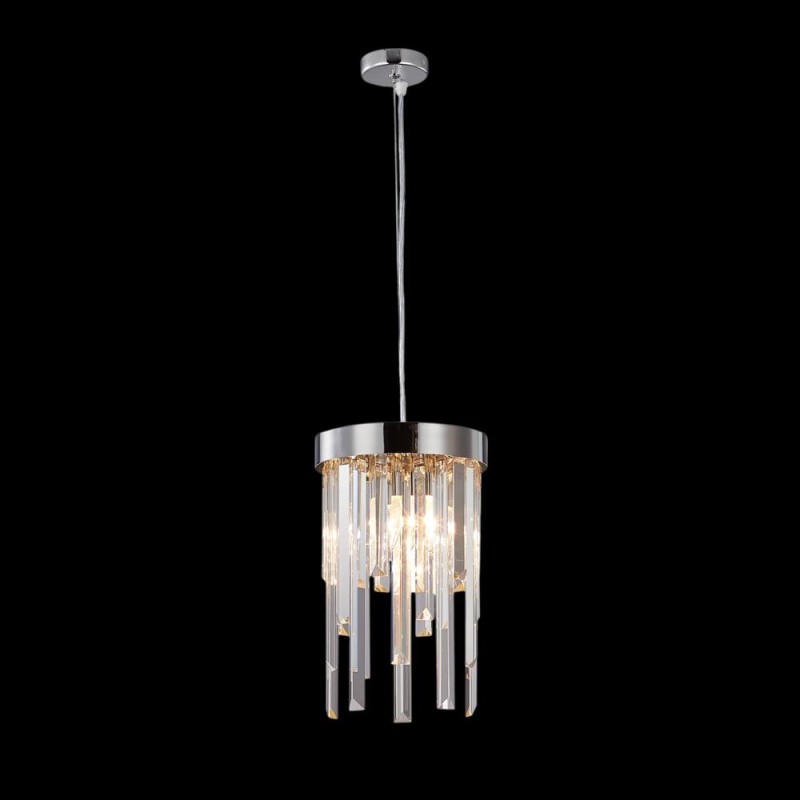 GLACIER-200 chrom lampa wisząca kryształ 2xE14