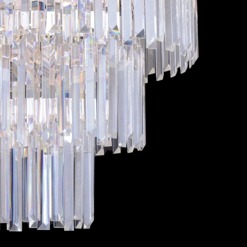 ADELE 600 gold lampa wisząca kryształy 14xE14