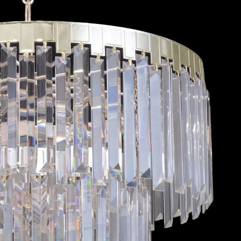 ADELE 600 gold lampa wisząca kryształy 14xE14