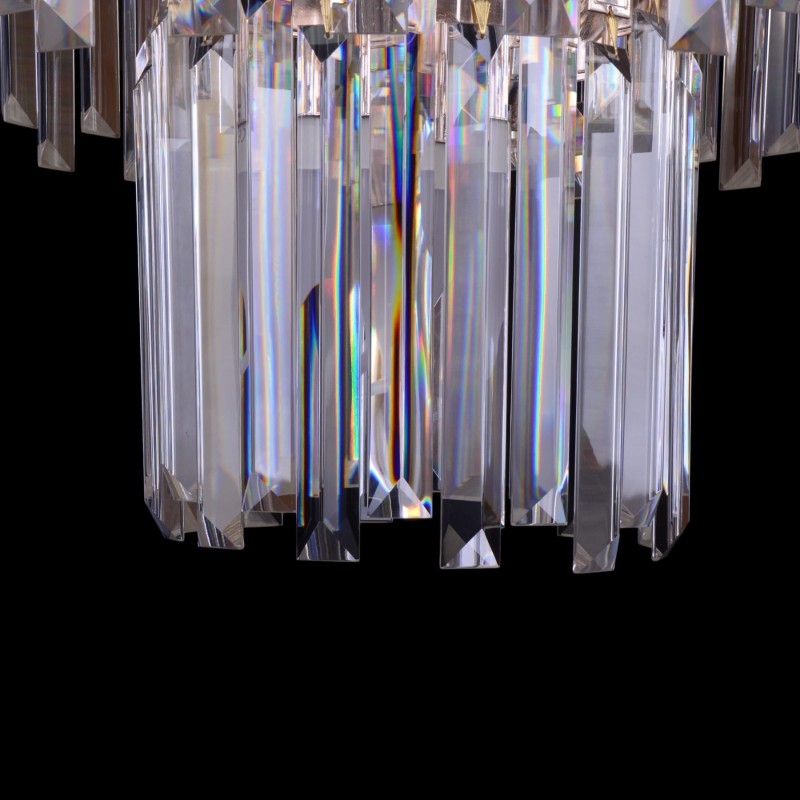 ADELE 600 chrom dostojny żyrandol kryształowy lampa sufitowa wisząca styl glamour 3-poziomy Ø60cm ↕70cm  wys.całk.150cm 14xE14 hurt