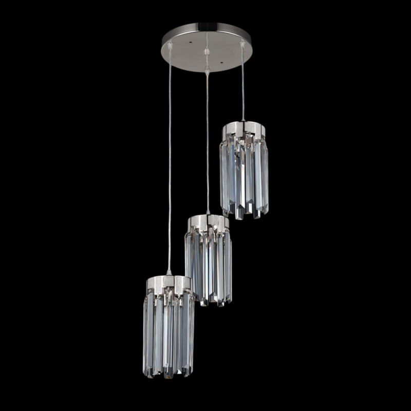 ADELE 3-300 chrom lampa wisząca kryształy 3xE14