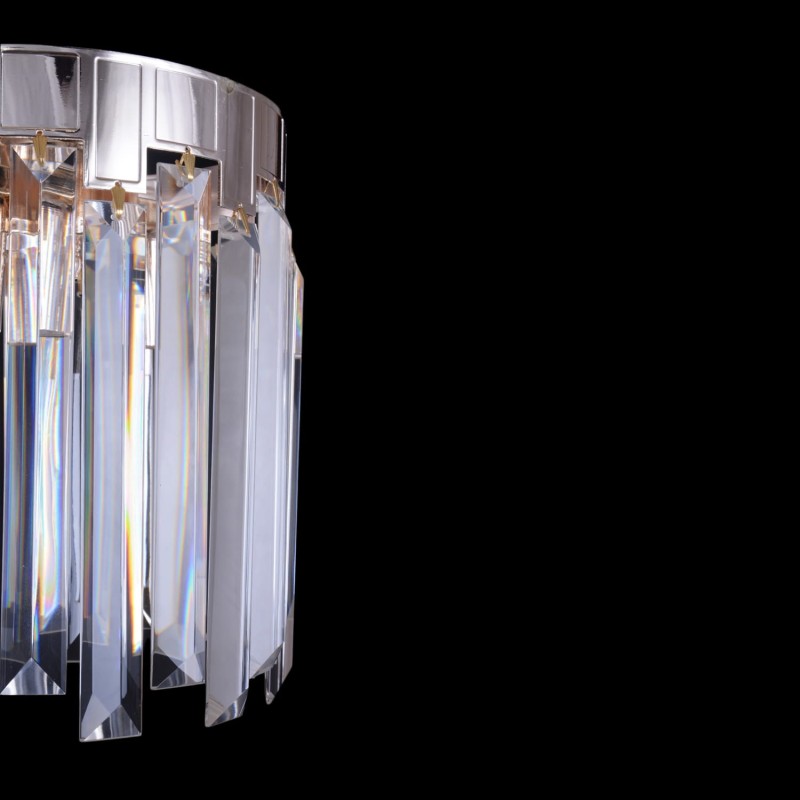ADELE 200 gold lampa wisząca kryształy 2xE14