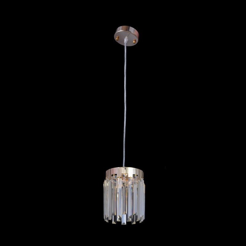 ADELE 200 chrom lampa wisząca kryształy  2xE14