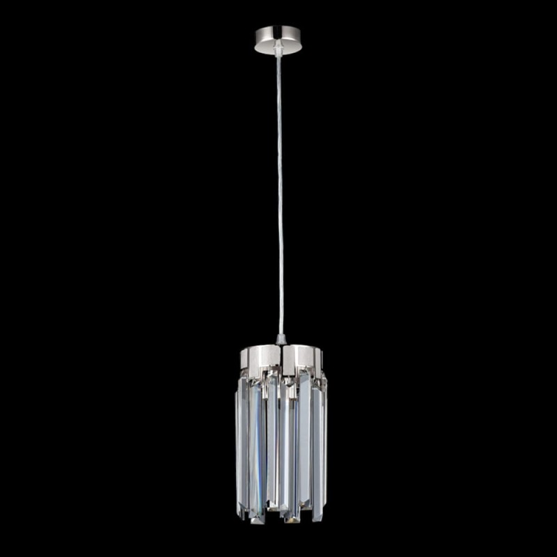 ADELE 130 chrom lampa wisząca kryształy 1xE14