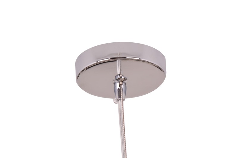 ADELE 130 chrom piękna lampa sufitowa wisząca klosz kryształowy styl glamour Ø13cm ↕70cm 2xE14 hurt
