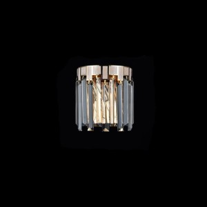ADELE  K 180B złota lampa ścienna kinkiet kryształowy styl glamour Ø18cm ↕30cm 1xE14 