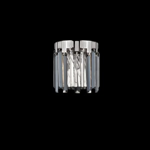 ADELE  K 180B chrom  lampa ścienna kinkiet kryształowy styl glamour Ø18cm ↕30cm 1xE14 