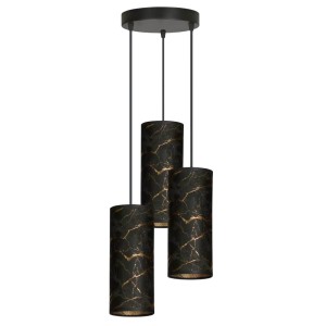 VASTO lampa sufitowa wisząca klosze tkanina abażury Ø11cm ↕ 20cm  wysokość całkowita ↕115cm 3xE27 hurt  