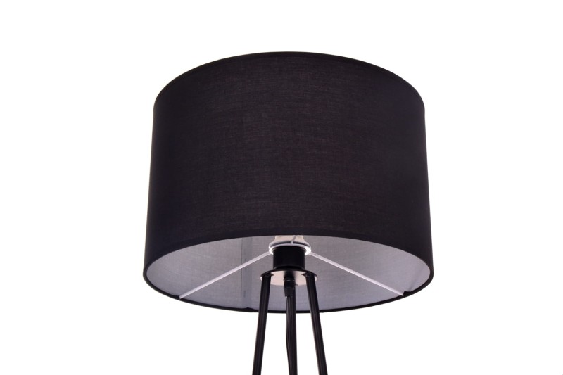 FENDERRA lampa podłogowa, czarny+miedź