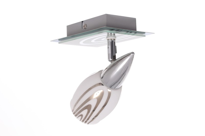 LEEDS-1 chrom lampa ścienna kinkiet spot hurt