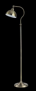 MT-505F mosiądz stylowa lampa podłogowa vintage Ø23cm ↕160cm 1xE27 