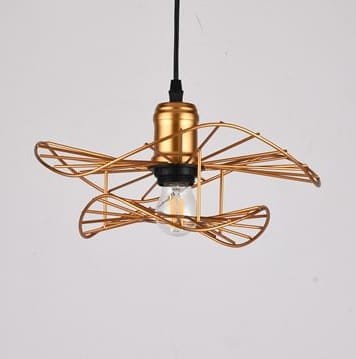MONZA-300 Gold lampa wisząca, loft, złota