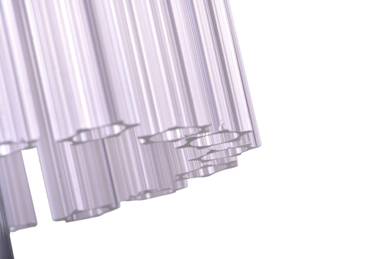 MANTIRRE-T chrom nowoczesna lampa stołowa z kryształami dwa poziomy 1xE14 40W