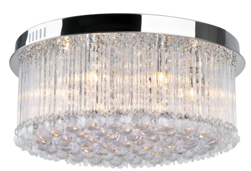 FERATTA-450 lampa sufitowa, plafon, akryl, chrom