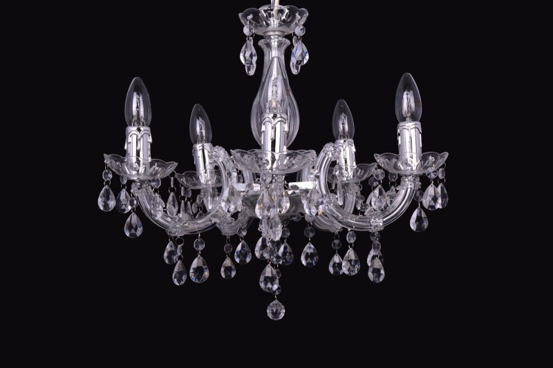 ALATRI-5 lampa wisząca, żyrandol, chrom, akryl