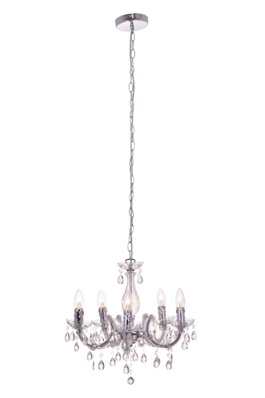 ALATRI-5 lampa wisząca, żyrandol, chrom, akryl