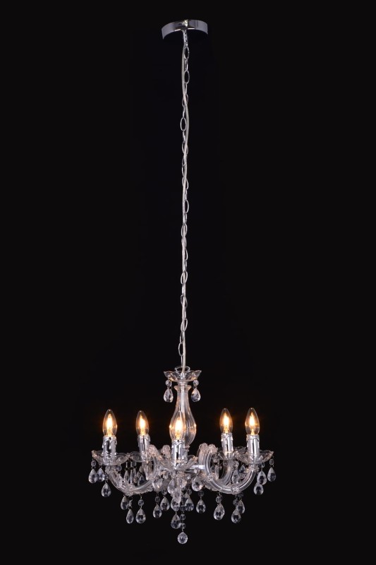 ALATRI-5 lampa wisząca, żyrandol, chrom, akryl
