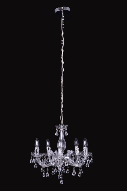 ALATRI-5 lampa wisząca, żyrandol, chrom, akryl