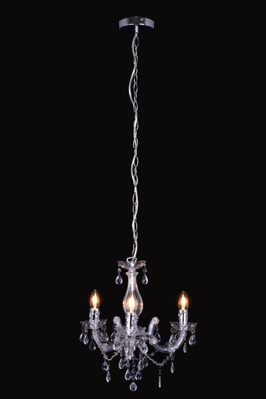 ALATRI-3 lampa wisząca, żyrandol, chrom, akryl