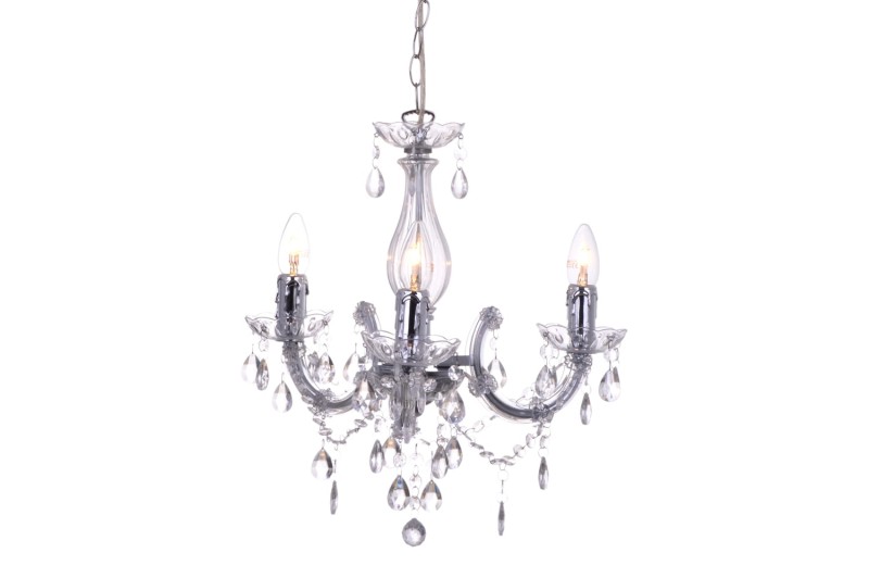 ALATRI-3 lampa wisząca, żyrandol, chrom, akryl