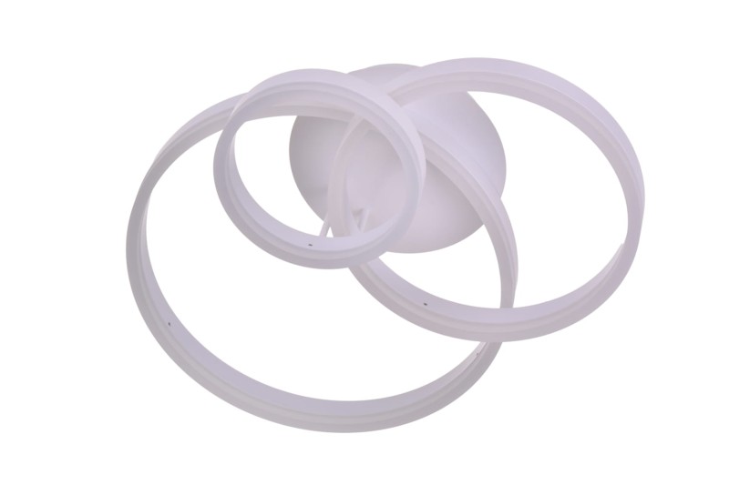 SCUDO LED nowoczesna lampa sufitowa plafon biały mat aluminium/akryl 75W 5625lm 4000K  hurt