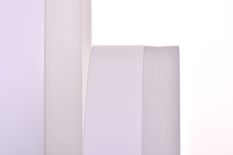 SCUDO LED nowoczesna lampa sufitowa plafon biały mat aluminium/akryl 75W 5625lm 4000K  hurt