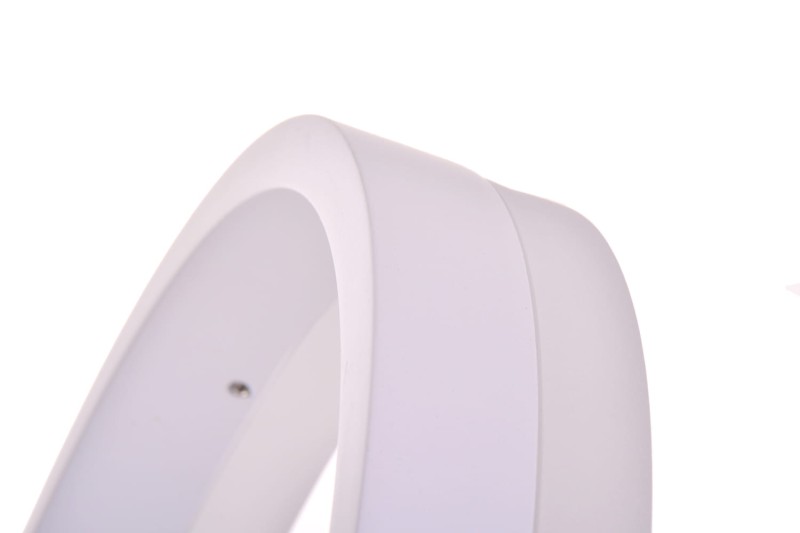 SCUDO LED nowoczesna lampa sufitowa plafon biały mat aluminium/akryl 75W 5625lm 4000K  hurt