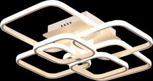 BARI-6  LED lampa sufitowa plafon biały matowy  aluminium/akryl  72W 5040lm 4000K