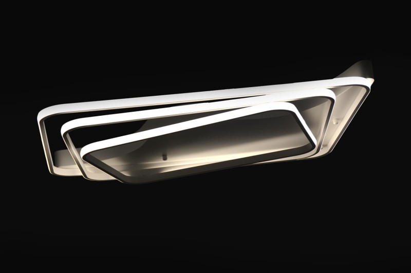 ACRI LED  nowoczesna lampa sufitowa plafon biały matowy  aluminium/akryl 100W 7500lm 4000K hurt