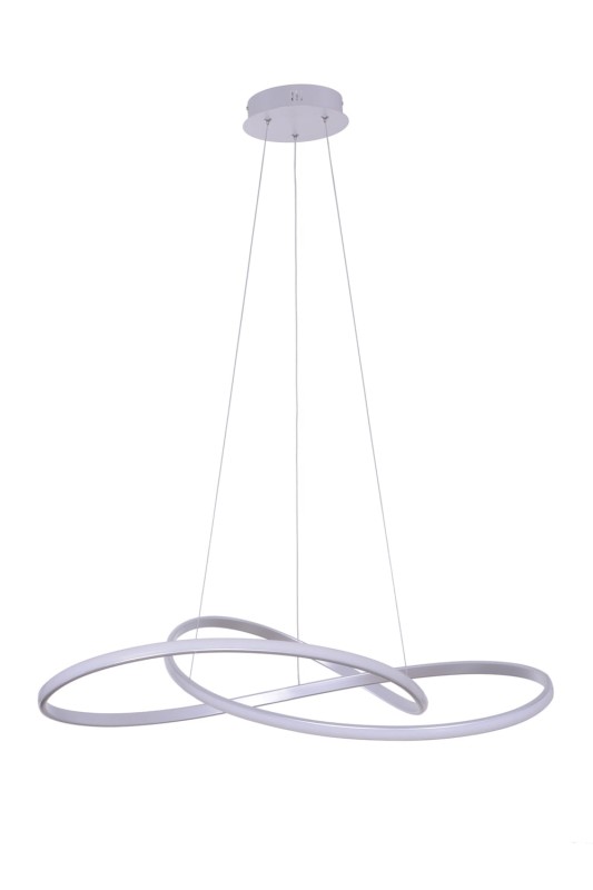 GIACARTA 700 LED srebrna lampa wisząca new style elastic  Ø70cm 55W  4000K hurt