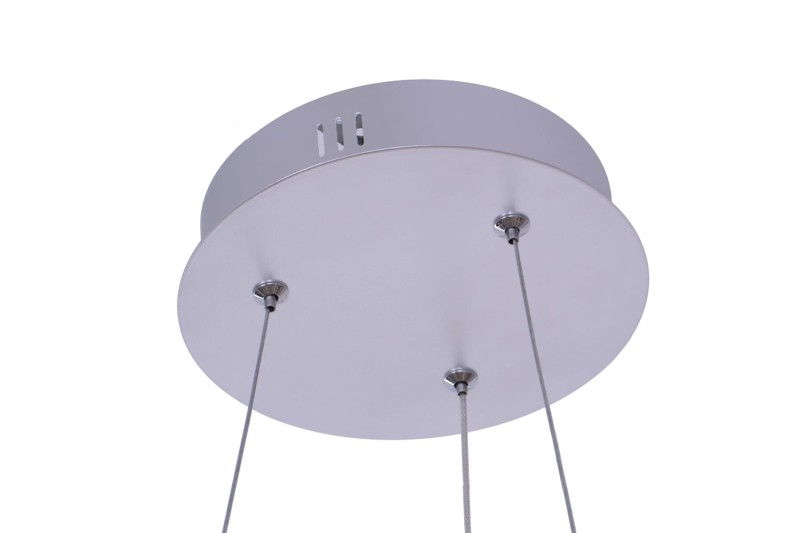 GIACARTA 700 LED srebrna lampa wisząca new style elastic  Ø70cm 55W  4000K hurt