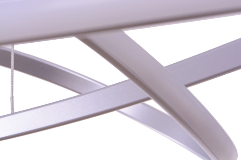 GIACARTA 700 LED srebrna lampa wisząca new style elastic  Ø70cm 55W  4000K hurt