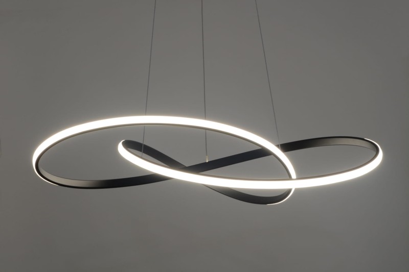 GIACARTA 700 LED czarny mat lampa wisząca new style elastic  Ø70cm  55W  4000K hurt