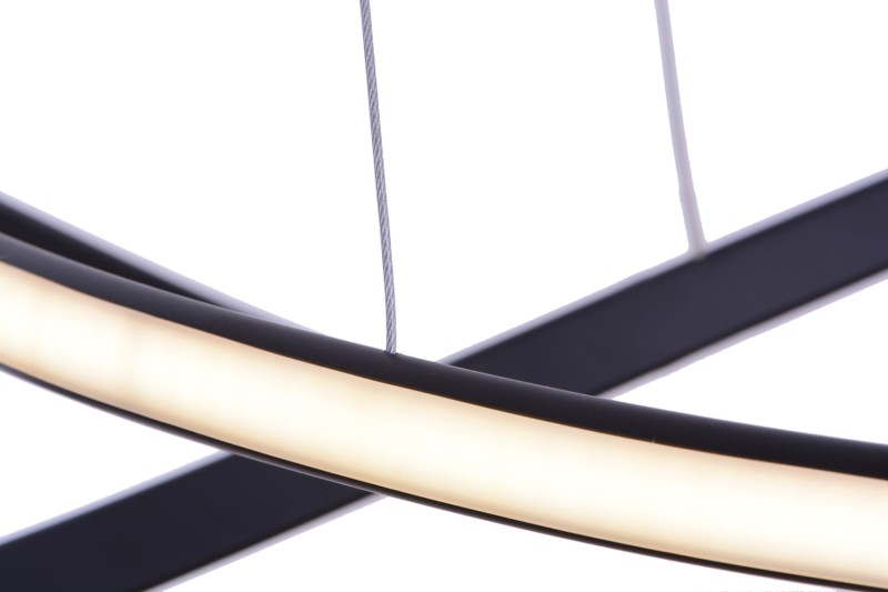 GIACARTA 700 LED czarny mat lampa wisząca new style elastic  Ø70cm  55W  4000K hurt