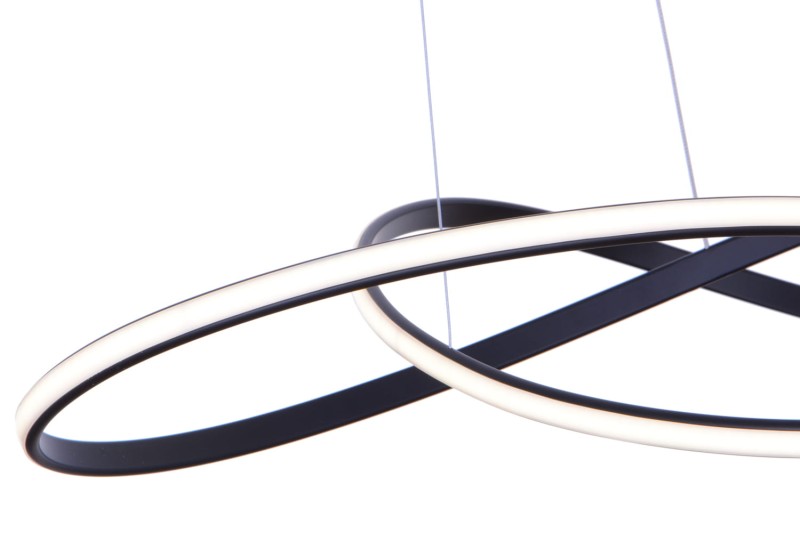 GIACARTA 700 LED czarny mat lampa wisząca new style elastic  Ø70cm  55W  4000K hurt