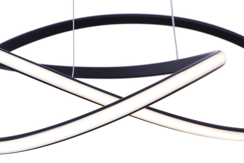 GIACARTA 700 LED czarny mat lampa wisząca new style elastic  Ø70cm  55W  4000K hurt