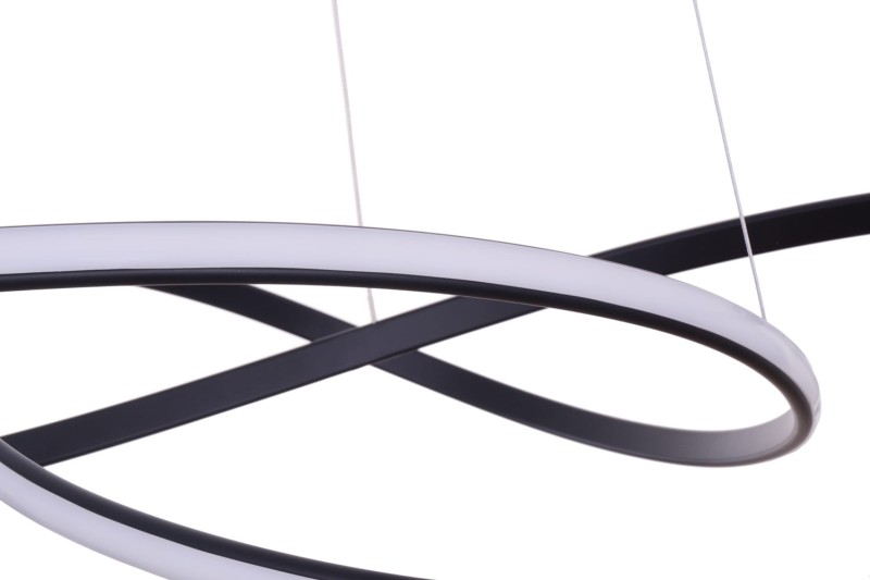 GIACARTA 700 LED czarny mat lampa wisząca new style elastic  Ø70cm  55W  4000K hurt