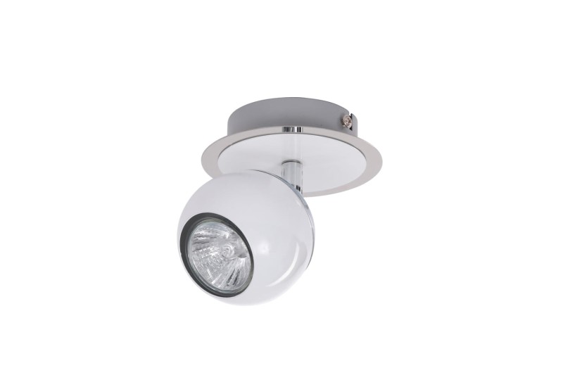 SAM-1 biała+chrom lampa