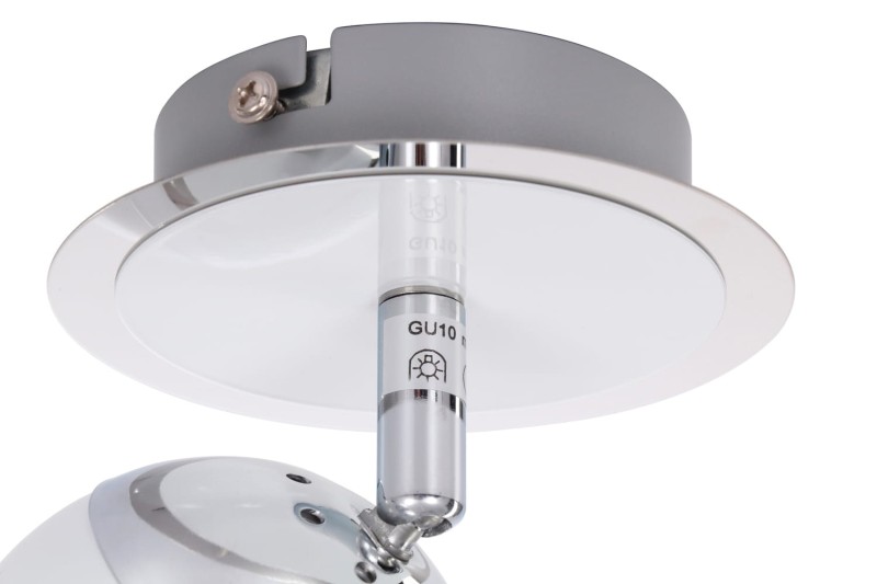 SAM-1 biała+chrom lampa
