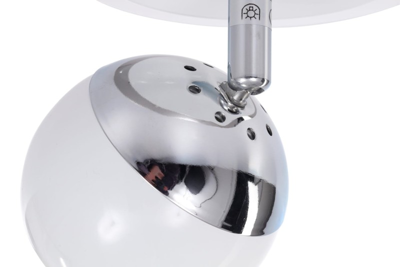 SAM-1 biała+chrom lampa