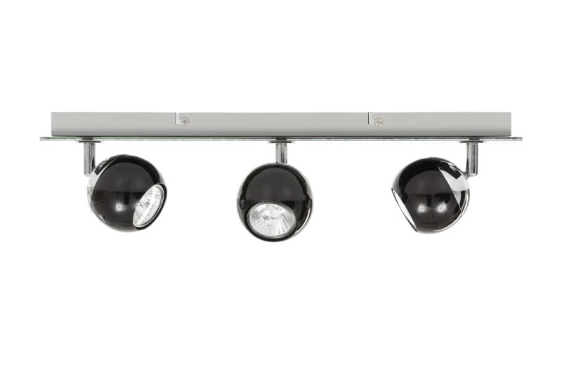 MATT-3R czarna+chrom lampa b/ż