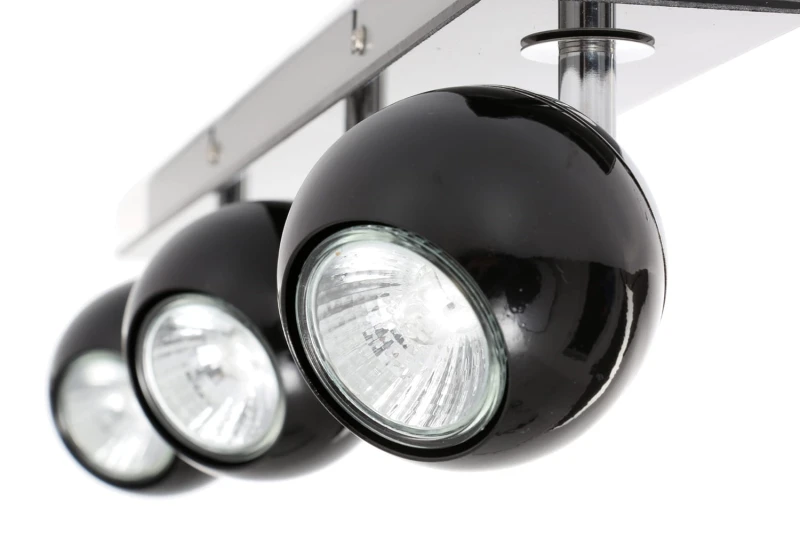 MATT-3R czarna+chrom lampa b/ż