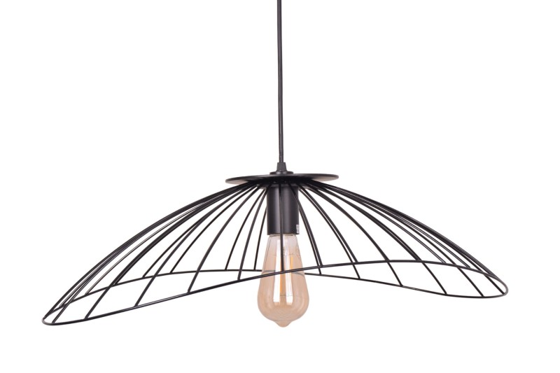 SIGA – czarny l. wisząca loft 1xE27 60W